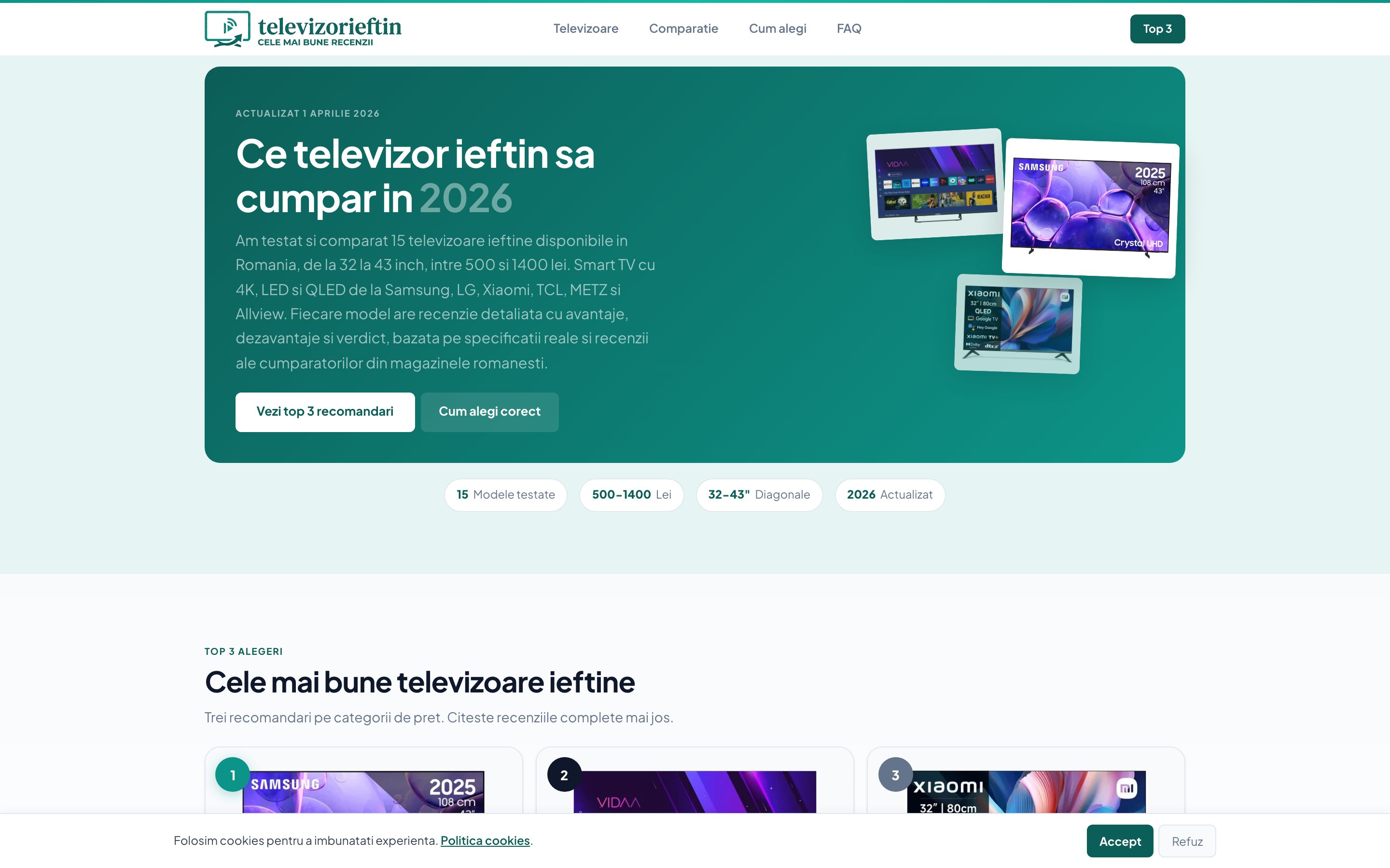 Screenshot Televizor Ieftin